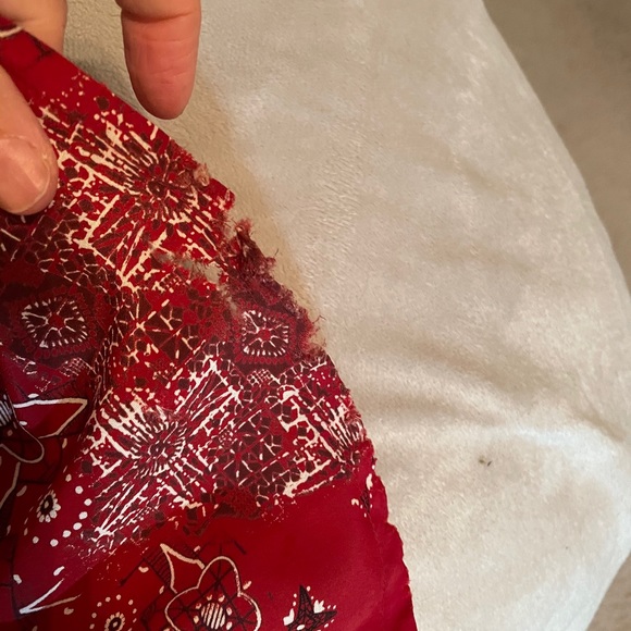 K studio cranberry dress. Long polyester. - Picture 8 of 12